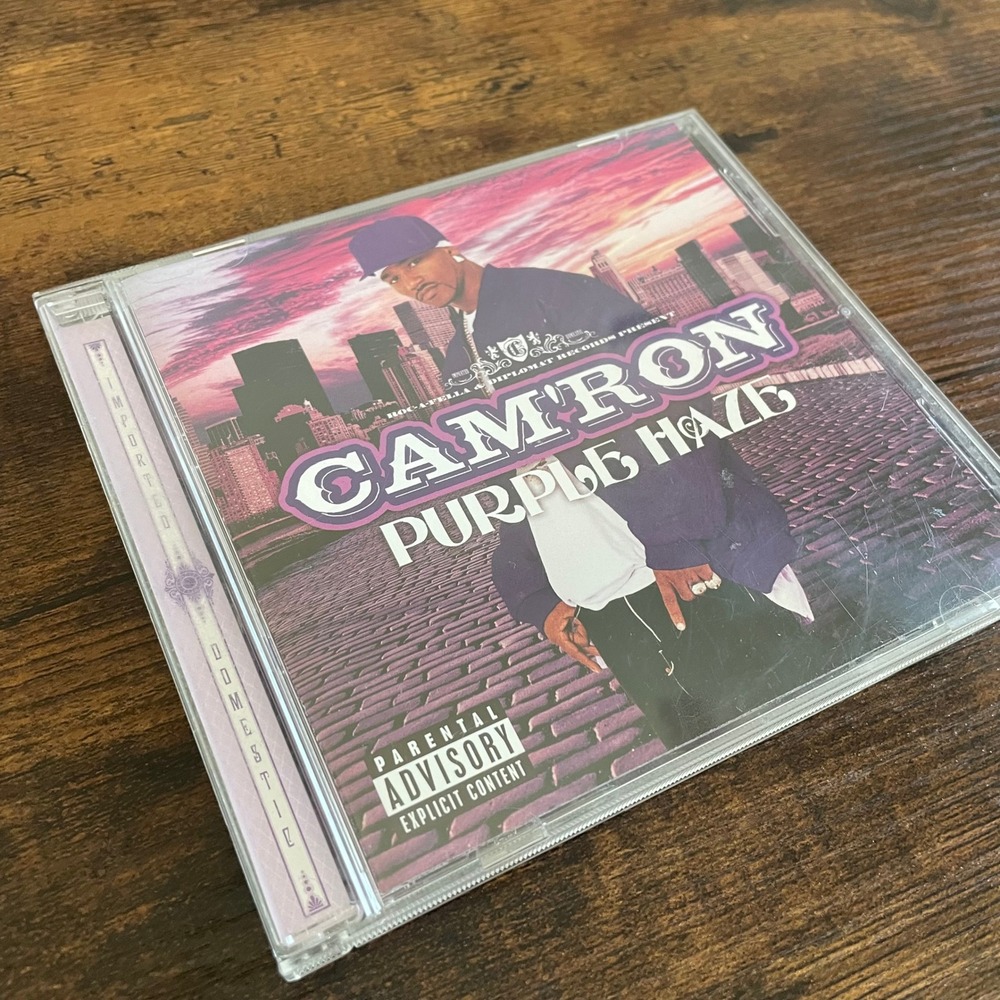 Cam'ron Purple Haze CD 2004 Roc-A-Fella Records Hip Hop Rap Dipset B0002728-02